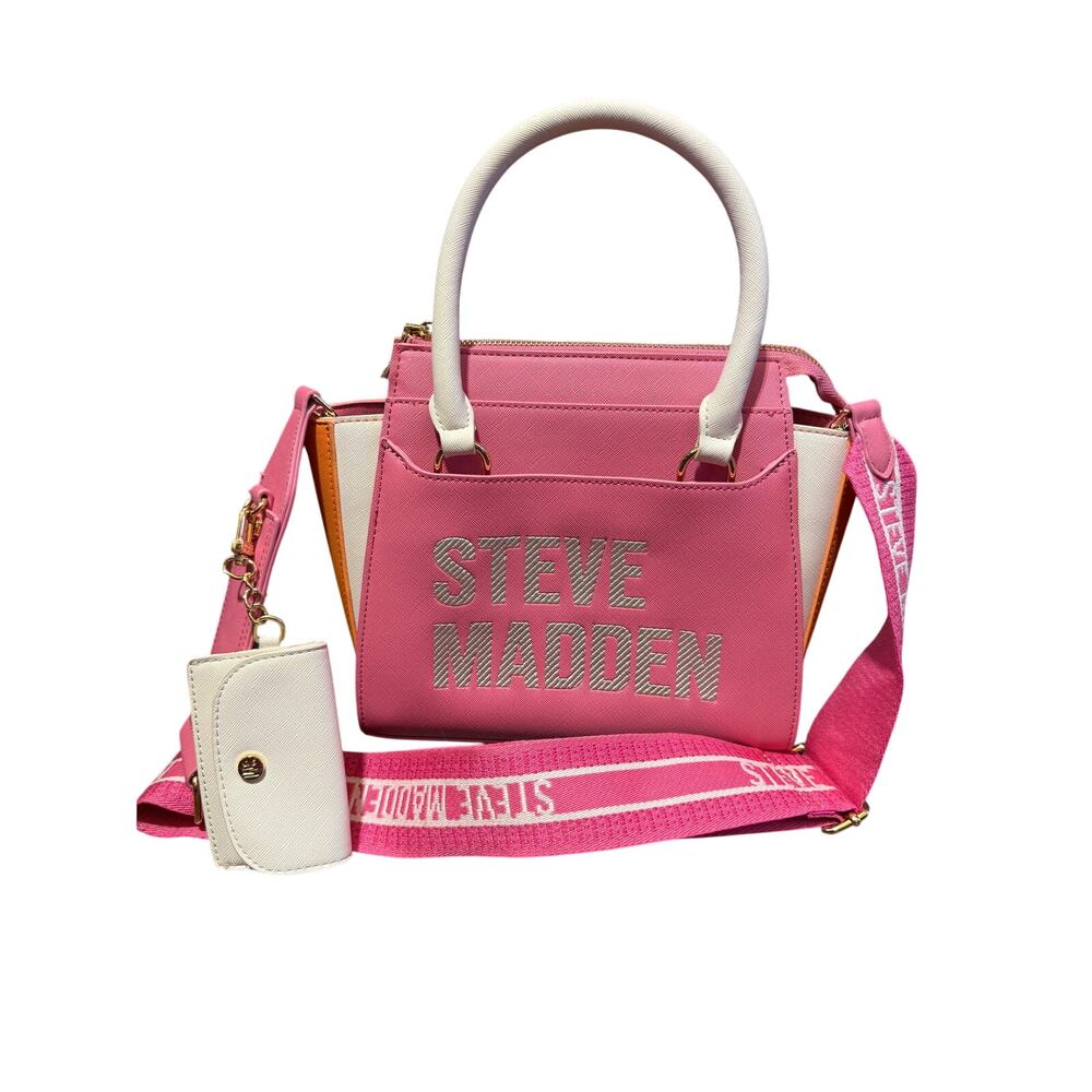 NWOT Steve Madden Bevelyn Satchel Convertible Crossbody Bag